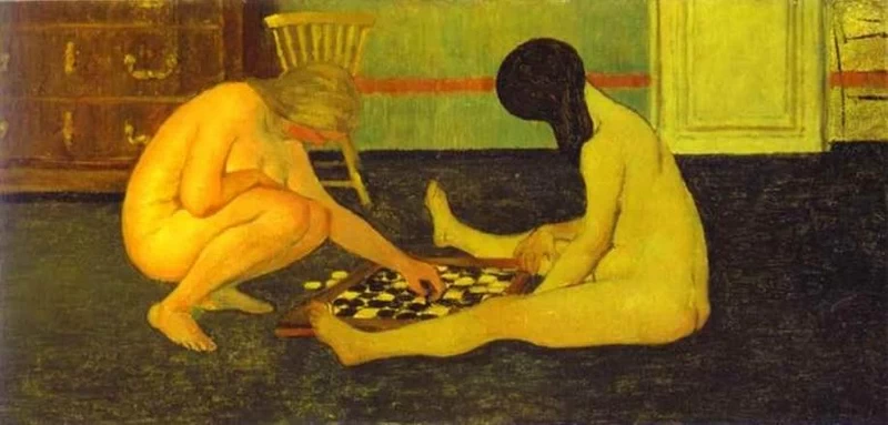 Félix Vallotton - 283, Donne nude che giocano a dama